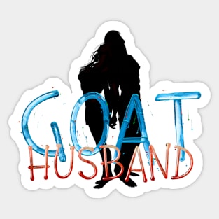 GOAT Husband Sticker